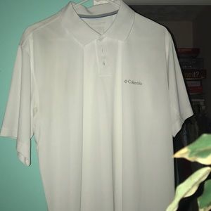 White Columbia Polo